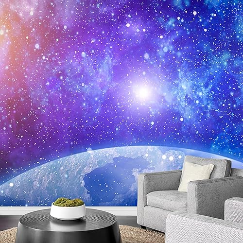 Miniatura 10 de wall26 Adhesivo mural removible para pared, galaxia en espiral cósmico, nebulosa, estrellas, naturaleza, desierto, fotografía, realismo, paisaje