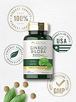 Vista 6 de Carlyle Ginkgo Biloba 3000mg 400 tabletas Suplemento herbario sin OMG, sin gluten