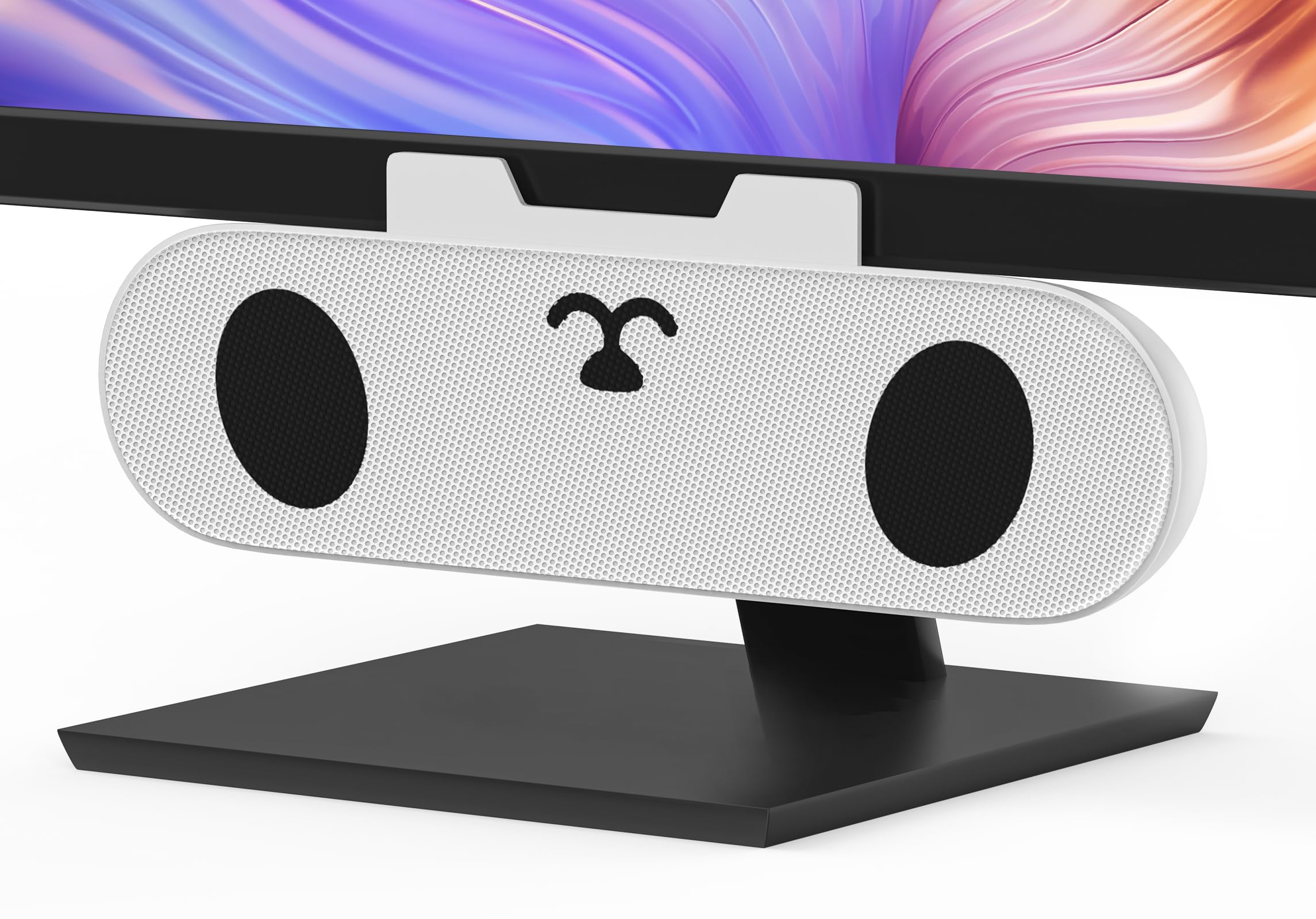Głośnik do monitora do komputera PC, przenośne głośniki komputerowe USB do komputerów stacjonarnych, laptopów, miniaturowy głośnik, soundbar z klipsem do monitora, funkcja plug and play
