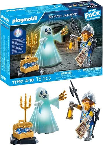 Playmobil 71797 · Novelmore Fantasma del Castillo y Caballero Juguete