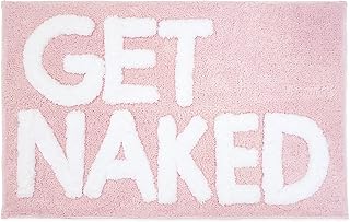 New Mungo Get Naked Bath Mat Pink - Blush Pink Bathroom...