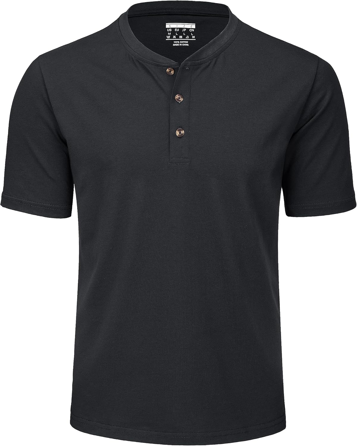 MAGCOMSEN Men's Henley Short Sleeve Shirt Moisture Wicking Lightweight Cotton T-Shirts Casual Summer Basic Tee Shirt - Image 7