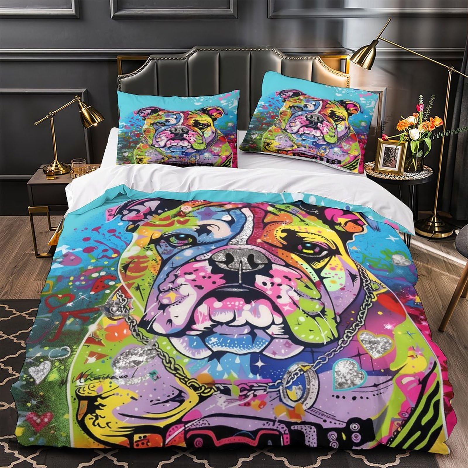 Housse de couette Taureau microfibre respirante et hypoallergique