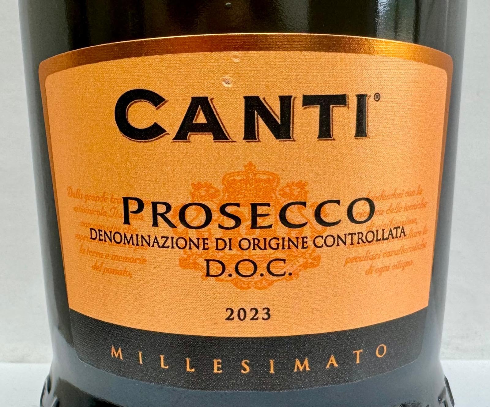 Canti - Prosecco D.O.C. extra trocken Millesimato wein Geschenkbox, italienische Glera-Rebsorte aus Veneto, fruchtiger und blumiger Geschmack, 6x750 ml (Packung mit 6)