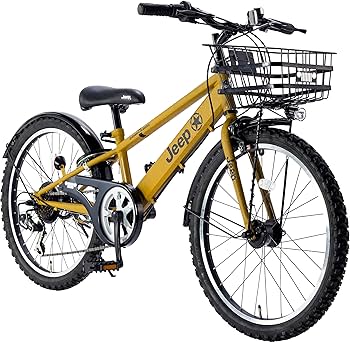 Amazon | ジープ JEEP JE-22S 子供自転車 6段変速 22インチ キャメル