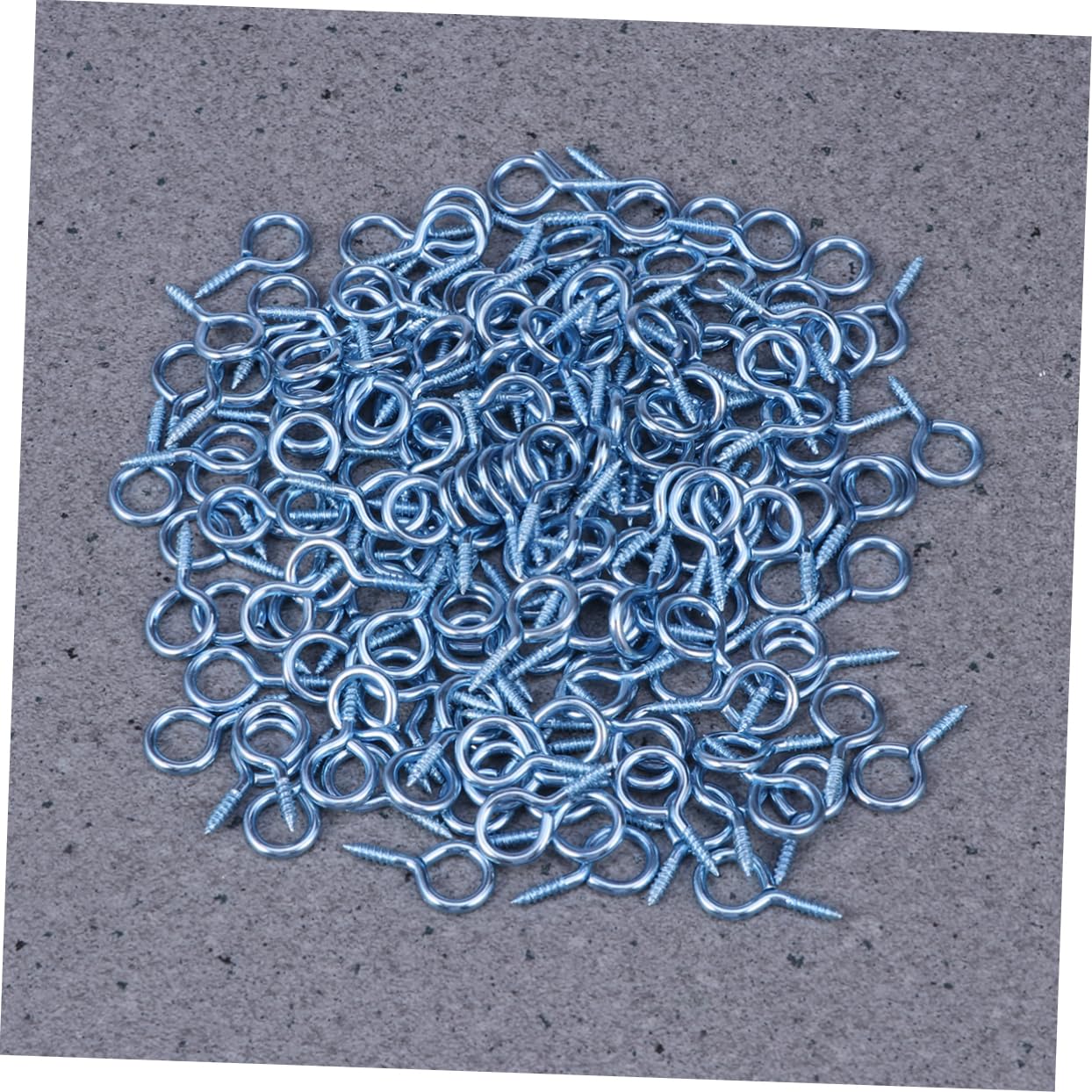 300pcs Screw Eye Peg Bails for Jewelry Making Durable Self-Tapping Hooks for Crafting Easy to Use Eye Screws for DIY Projects Galvanized Design