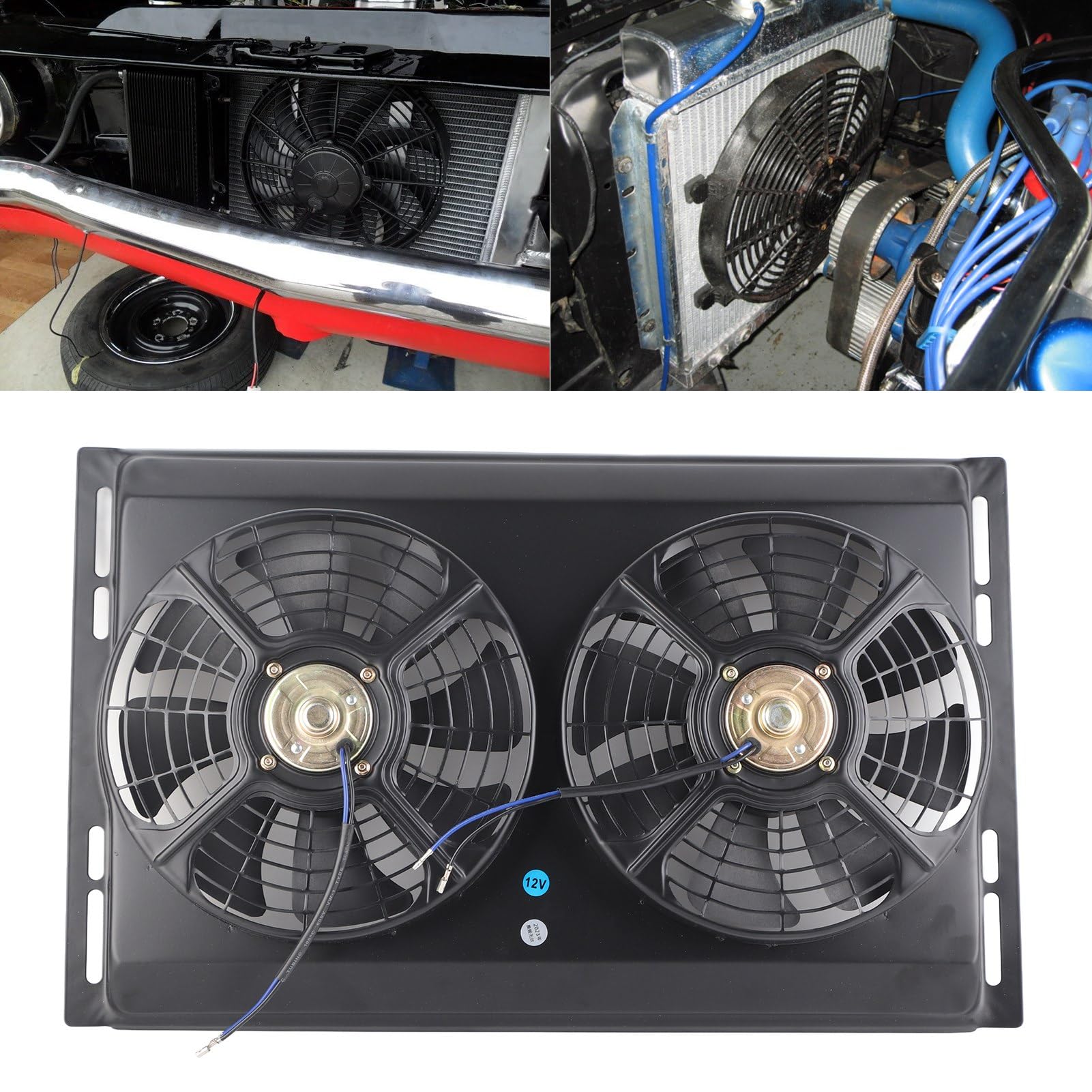 Ground Radiator Kit Ventole Raffreddamento Motore 180W Thermostat Sensor 16-17 Inch ...
