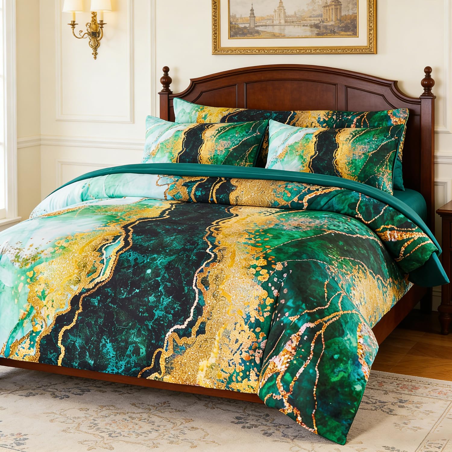 PERFEMET Marble Comforter