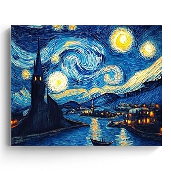 星月夜 The starry night Van Gogh プレイマット OMA 星月夜 The starry night Van Gogh プレイマット OMA Amazon.com
