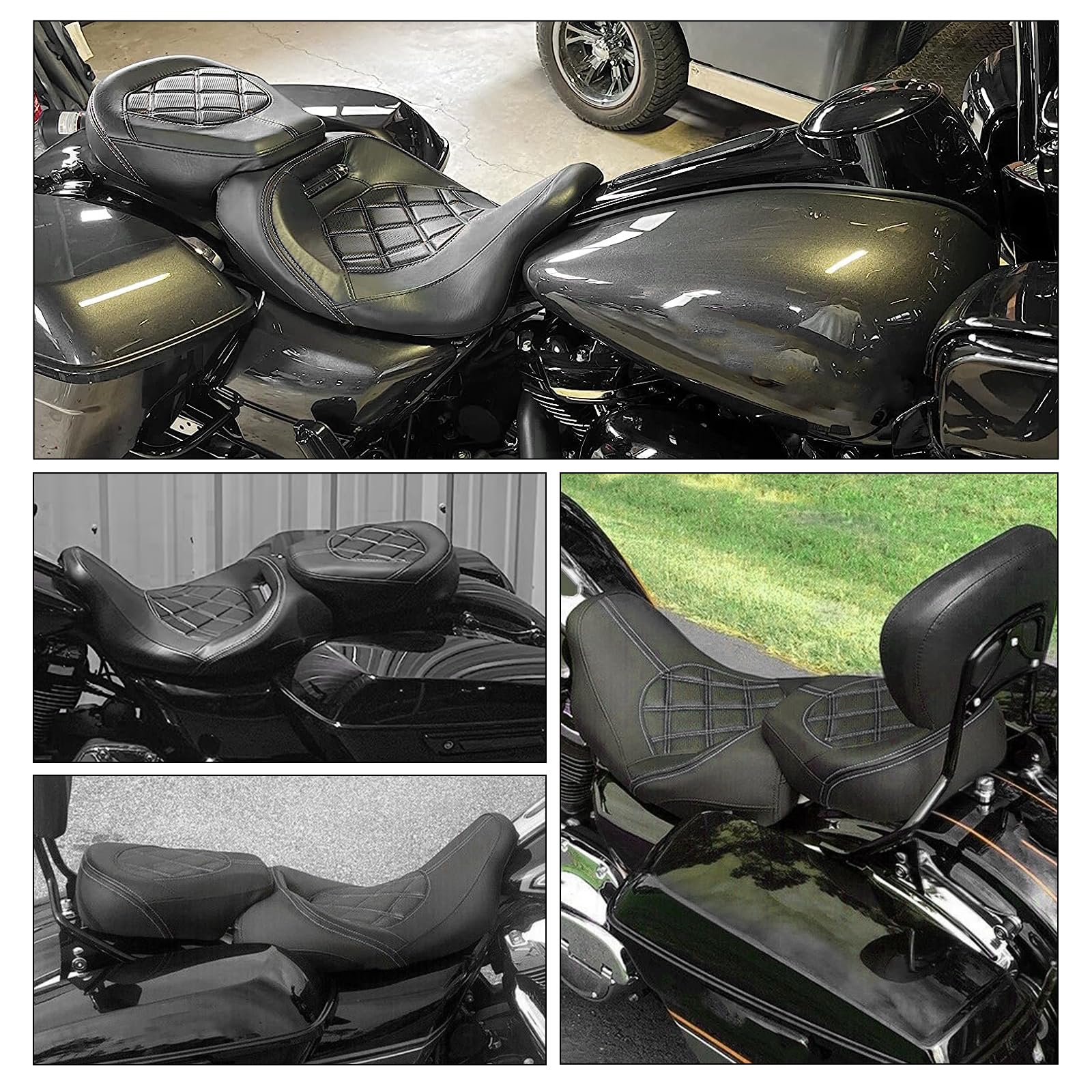 バイク　ソロシート　ハーレー Leather Motorcycles Seats 楽天市場】シート ハーレーホンダチョッパーボバーアメリカの