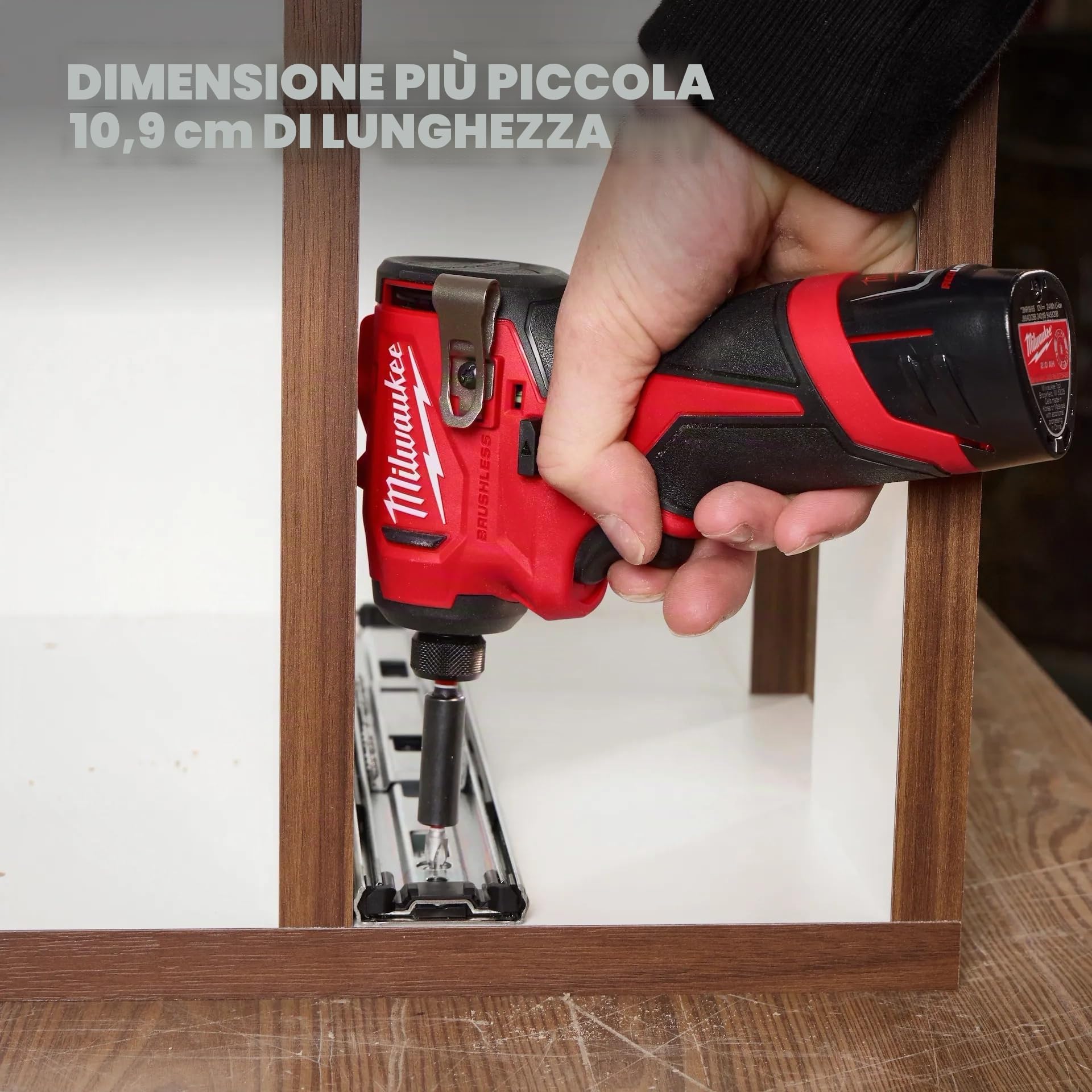 Milwaukee M12 Subcompact Brushless 1/4 Inch Hex Impact Driver (strumento nudo)