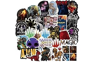 50 PCS Magic the Gathering MTG Deck Sticker for Water Bottle Laptop