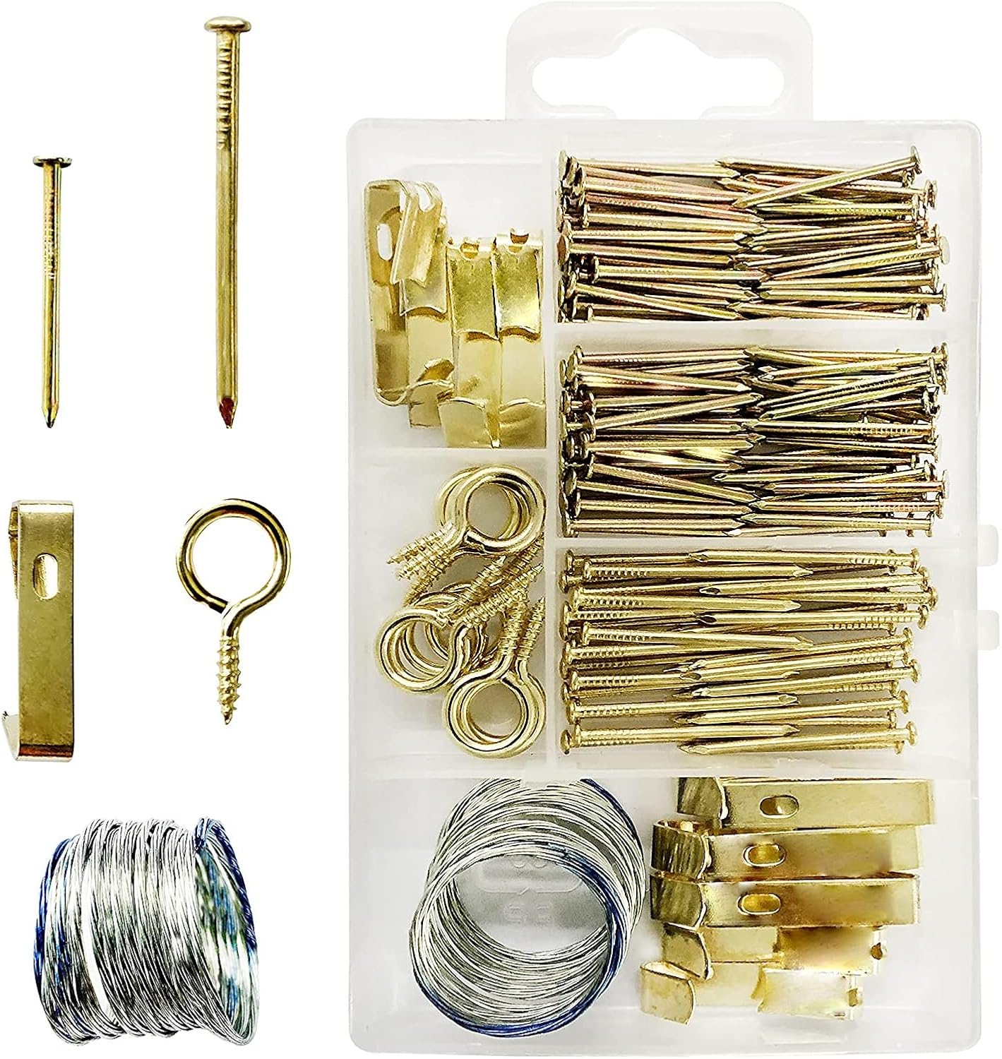 172pk Photo Frame Hanging Kit Set Amazon.co.uk DIY & Tools