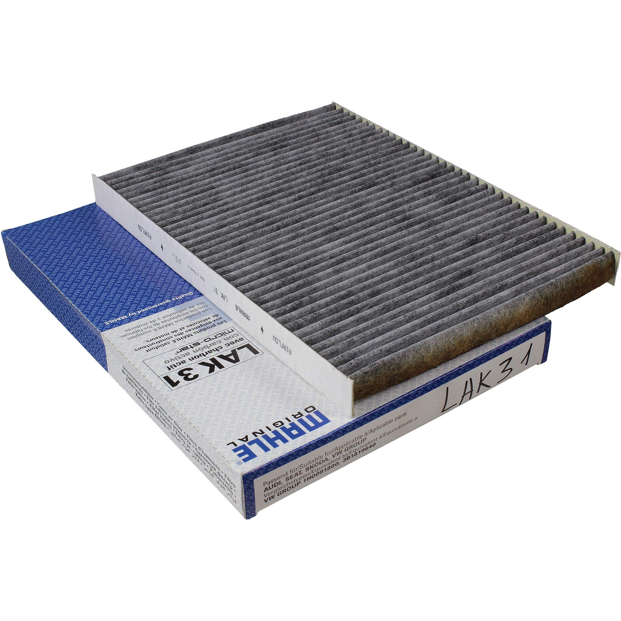 Paquete de inspección Kit de mantenimiento con filtro de aceite OX 143D, filtro de aire LX 622, filtro de habitáculo (carbón activado) LAK 31, tornillo de cierre