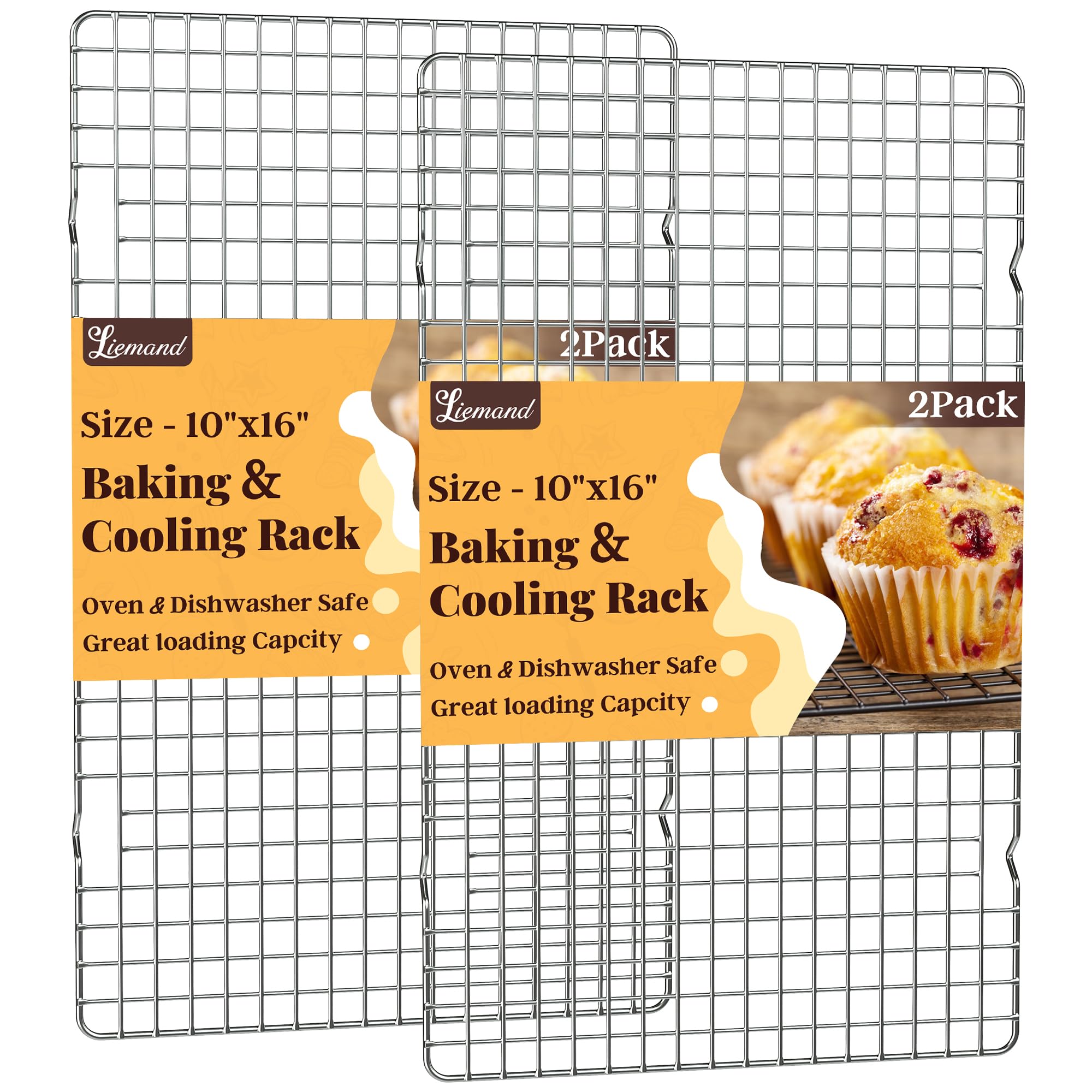 LIEMAND Baking Cooling Racks - 2 Pack -11