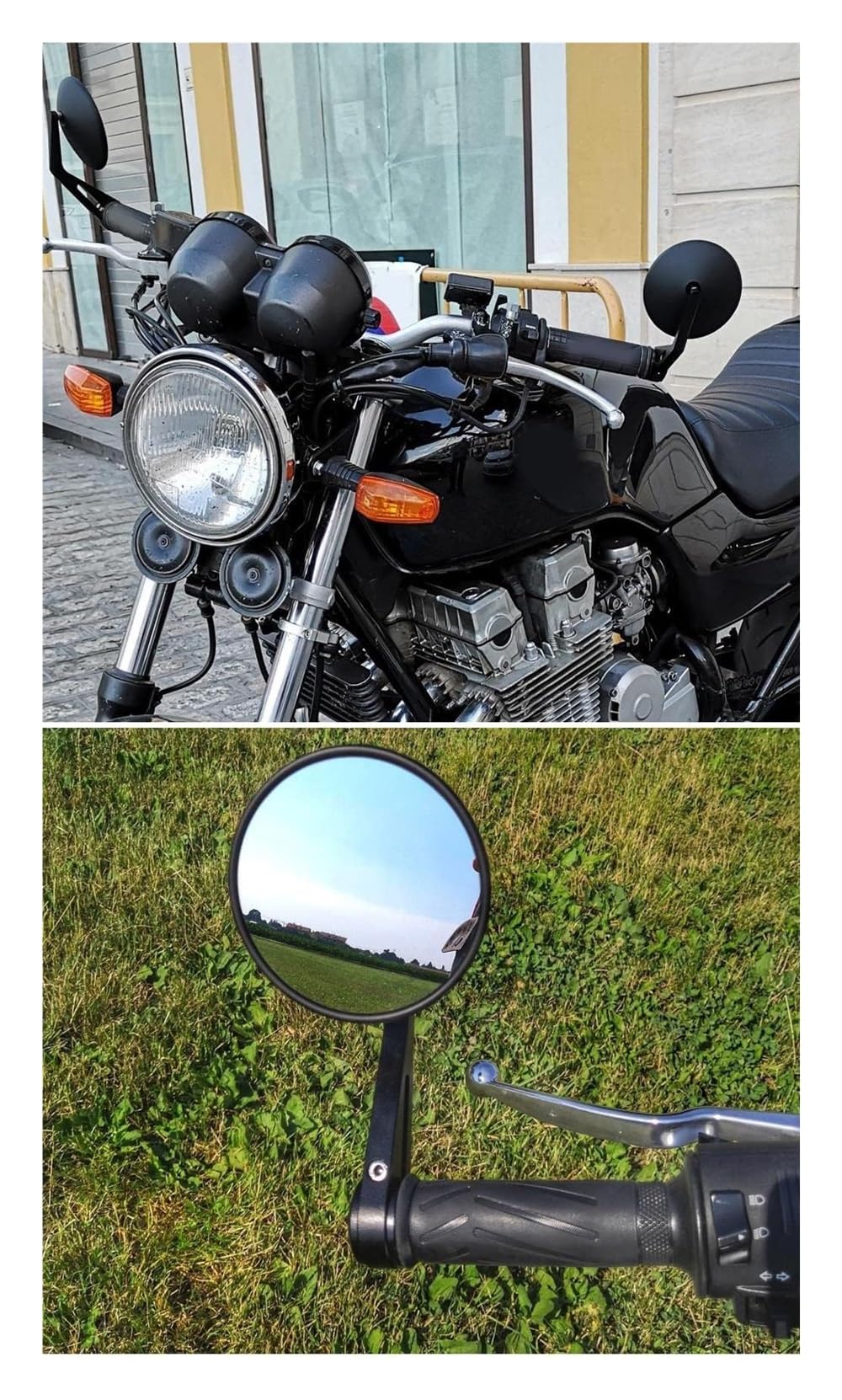 Rétroviseur Latéral Pour Mo&to Pour KA&WASAKI Z500 Z900 Z800 Z750 Z650