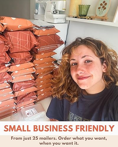 Miniatura 54 de Impack - Paquete de 25 sobres de polietileno de 10 x 13 pulgadas, bolsas de envío biodegradables para ropa, sobres de correo autoadhesivos verde