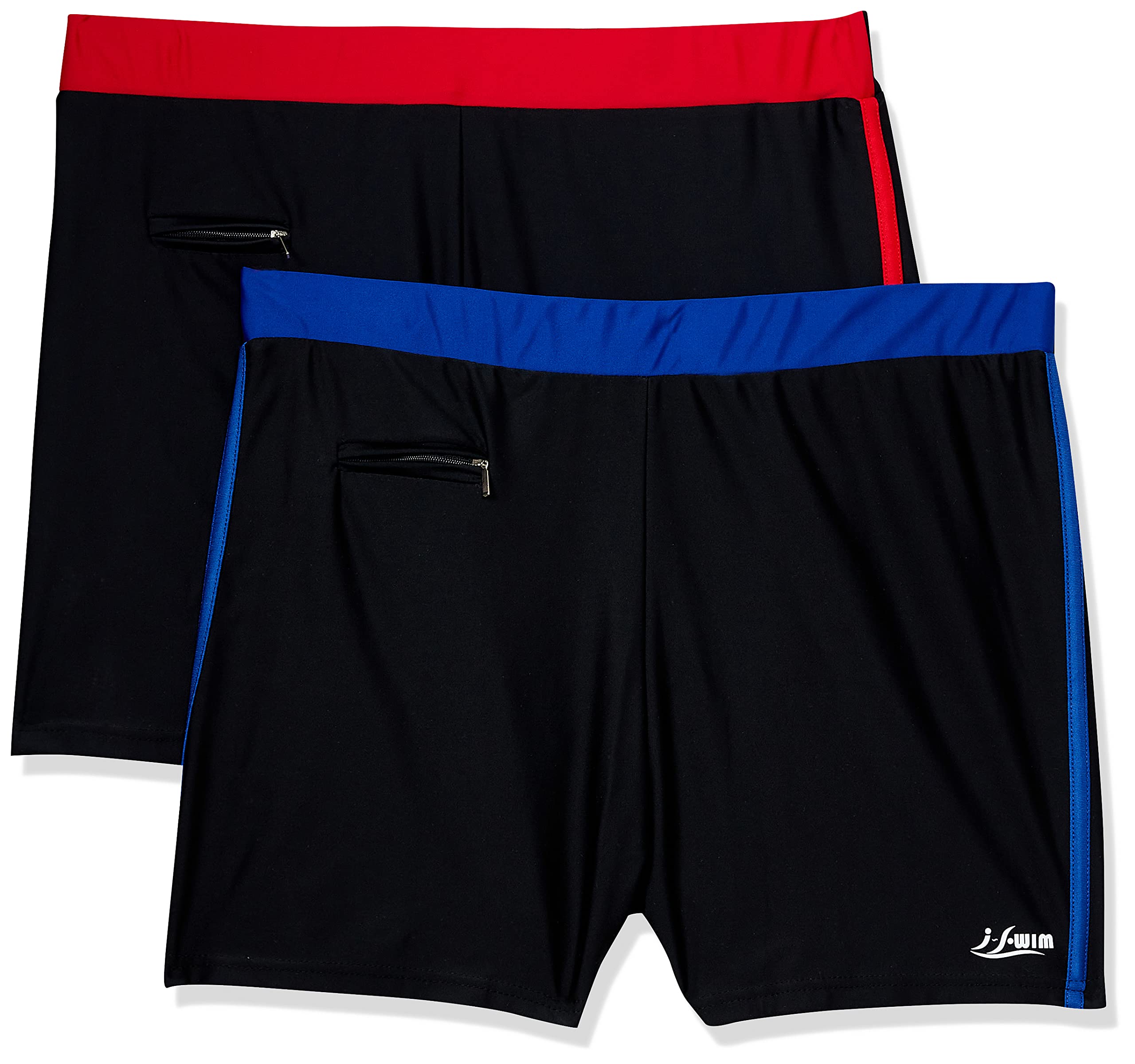 Mens Costume Is-010 Size 3Xl Black/Red With Is-010 Size 3Xl Black/Blue Pack Of 2 And Swimming Goggles Is-501-image-23
