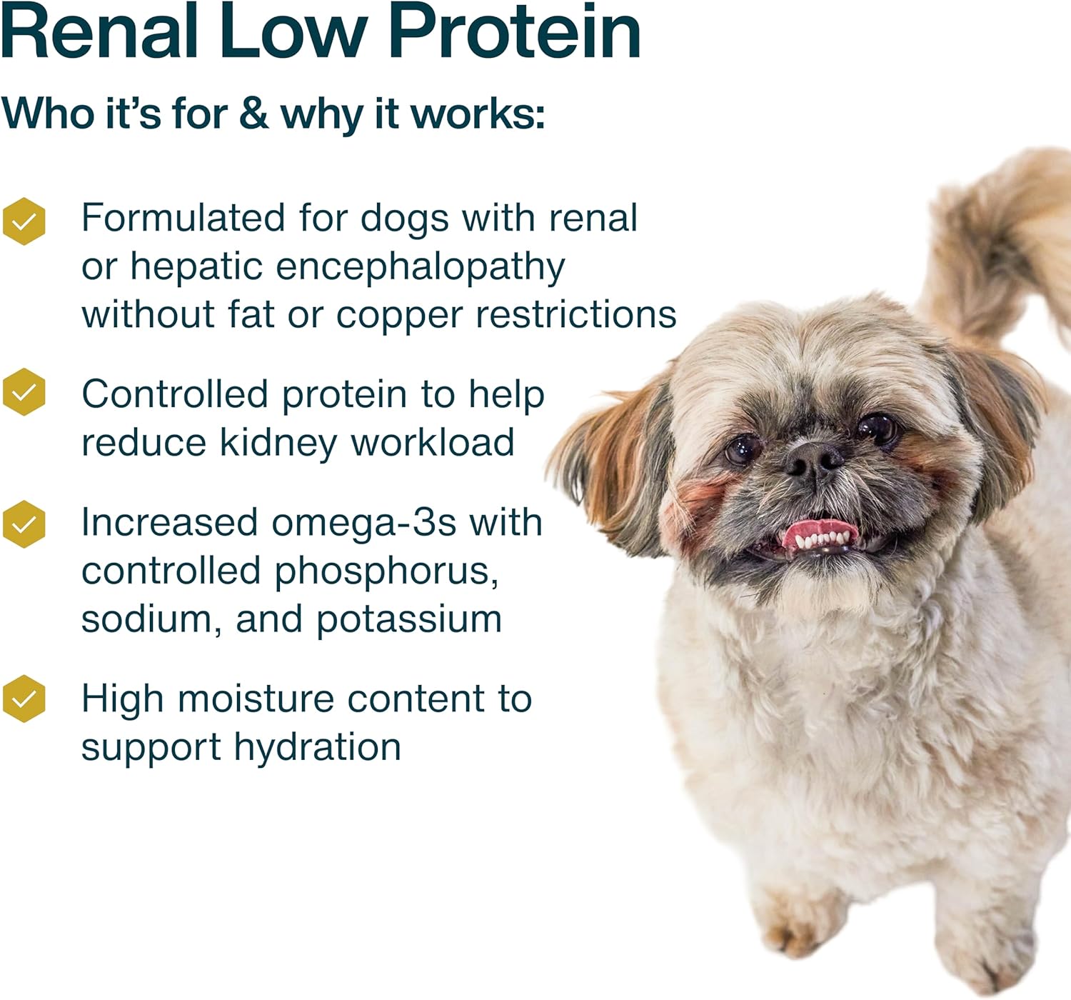 JustFoodForDogs Vet RX Frozen Fresh Prescription Dog Food, Human Grade, Vet Recommended Fresh Pet Meal or Toppers, Limited Ingredient, Prescription Diet, Renal Support 18 oz - 7 Pack