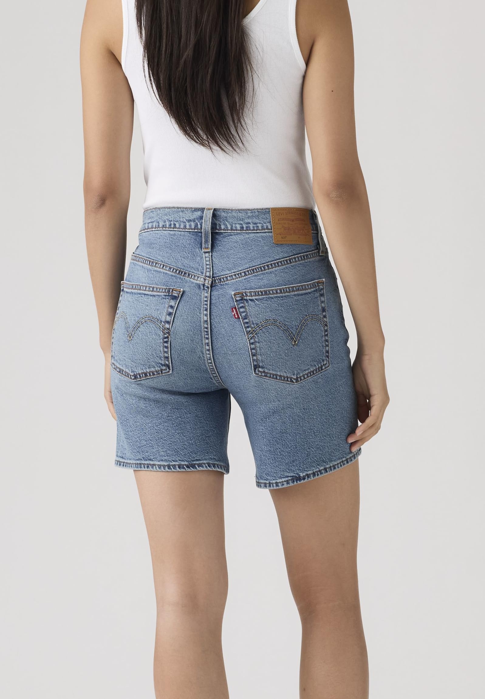 Levi's - 501 Mid Thigh Short LW, Pantaloncini Donna