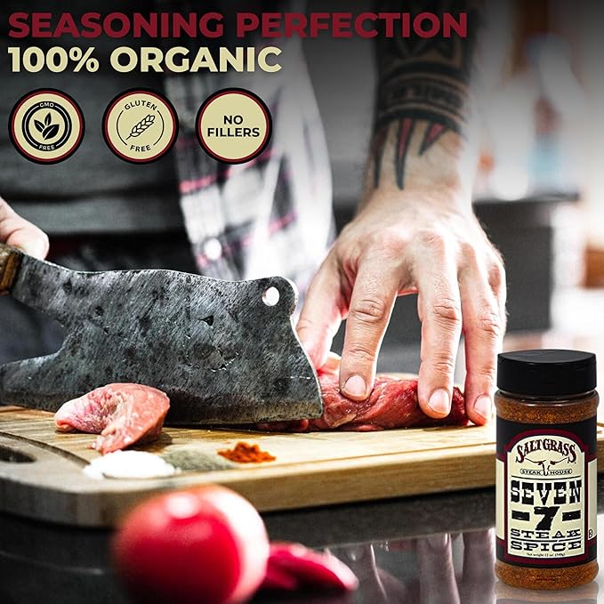 Sal y Especias Saltgrass Seven -7- para Bistec, 12 Onzas miniatura 2