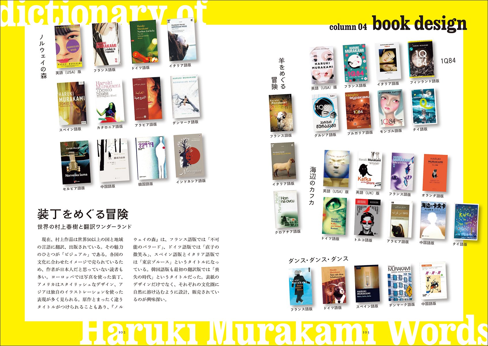村上春樹語辞典 村上春樹にまつわる言葉をイラストと豆知識でやれやれと読み解く クニオ ナカムラ 宏子 道前 本 通販 Amazon