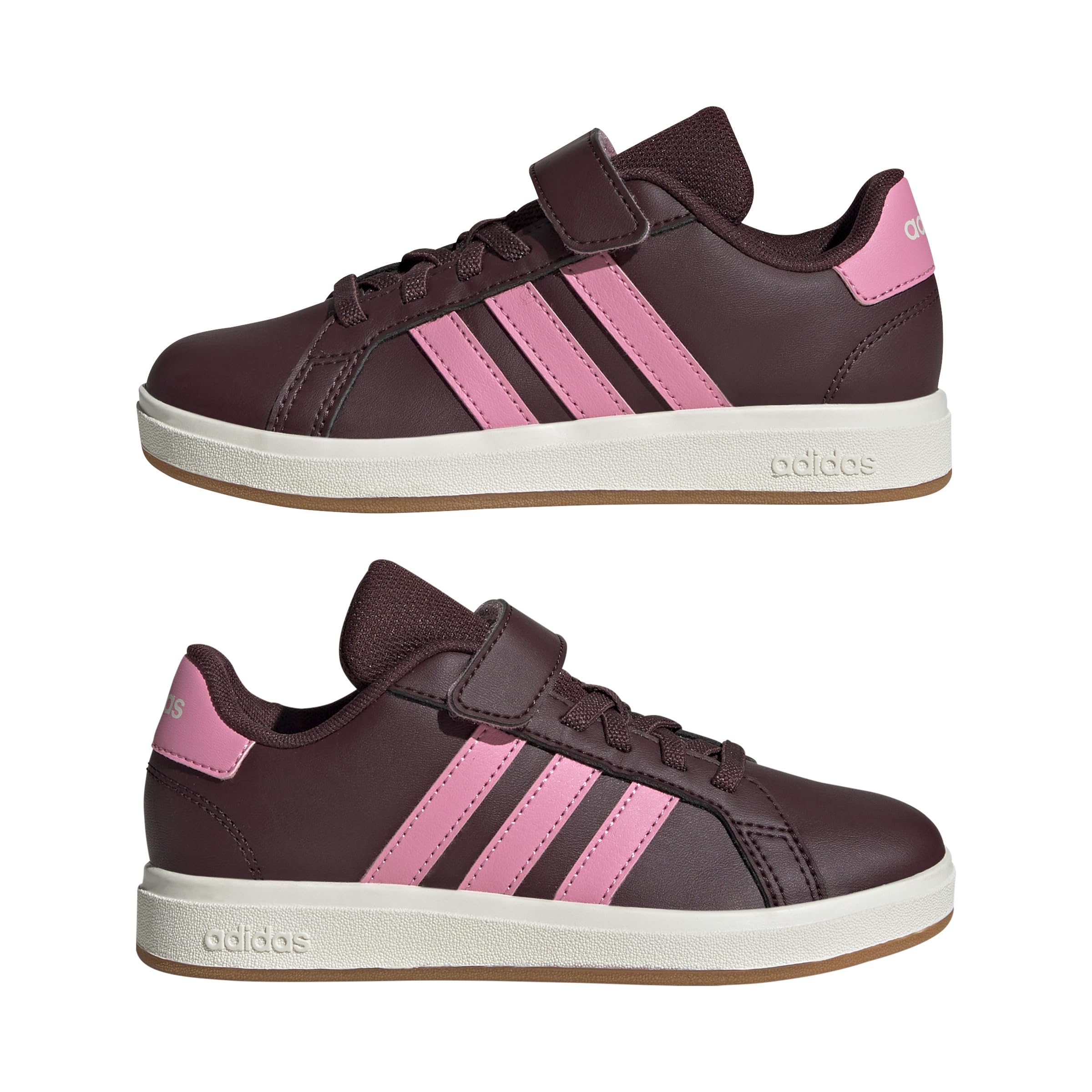 adidas Unisex Kinder Grand Court 2.0 Shoes Children, Aurora Ruby/Bliss pink/Off White, 30 EU