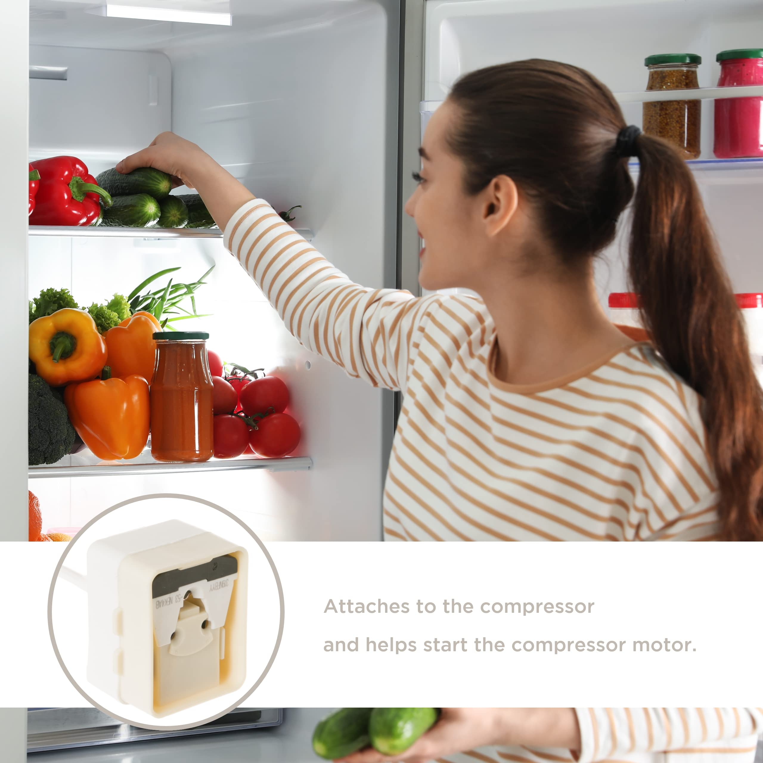 ge profile refrigerator start relay