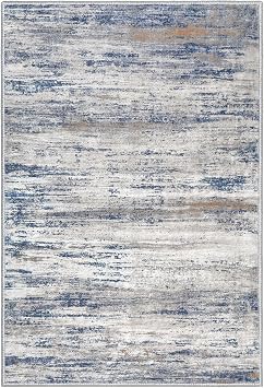 KOZYFLY 2PCS Hallway Runner Rug 2x6 and Washable Kitchen Rug Runner 2x8 Grey Blue for Entryway Bathroom Laundry Room Foyer