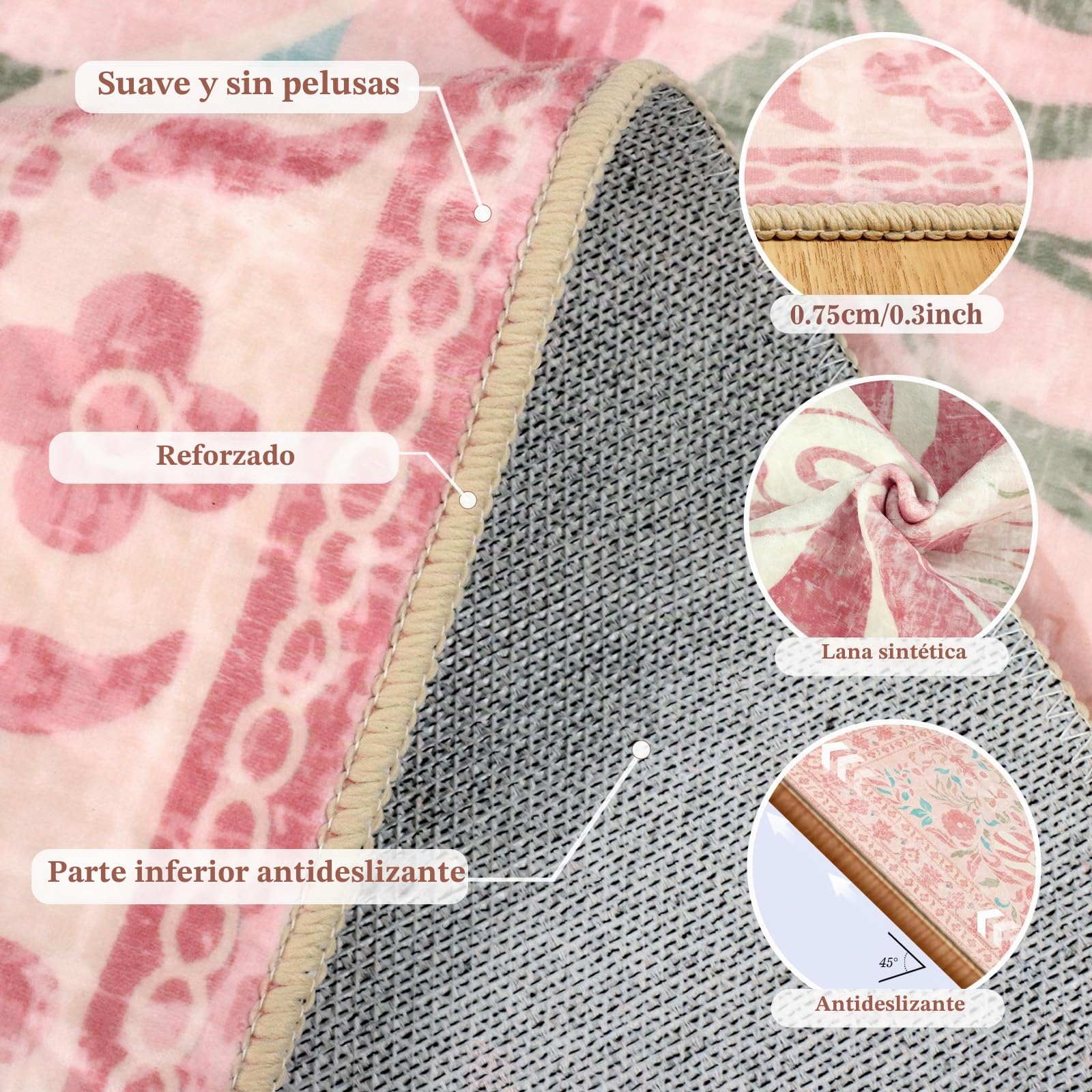 Alfombras de mariposa para sala de estar, 160 x 230 cm, antideslizantes, lavables, para dormitorio, alfombra suave de pelo bajo para sala de estar, alfombra de suelo para oficina, comedor