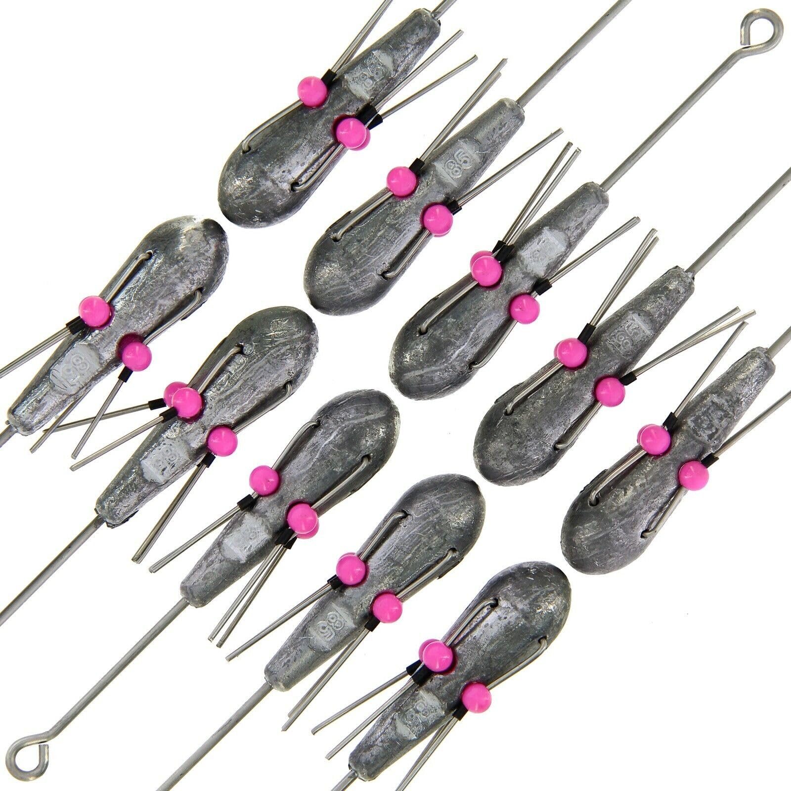 DNA Leisure Grey Breakaway Fishing Weights 3oz, 4oz, 5oz, 6oz, 8oz x 10