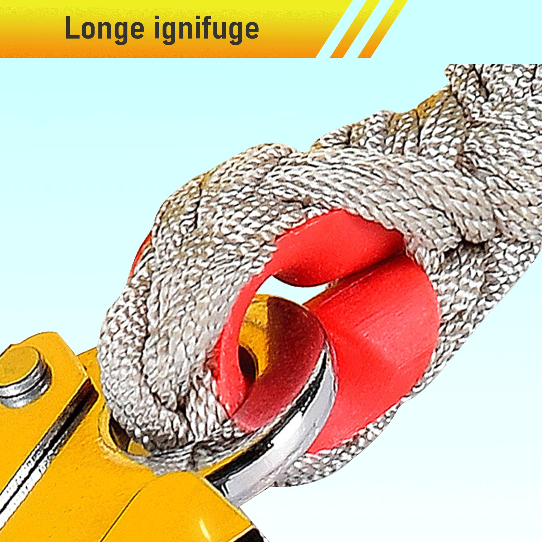 Dispositif Antichute a Rappel Automatique 3m-20m | Harnais de Securite Anti Chute Toiture Rétractable, 150 KG Stop Chute Harnais Rétractable pour Travaux en Hauteur