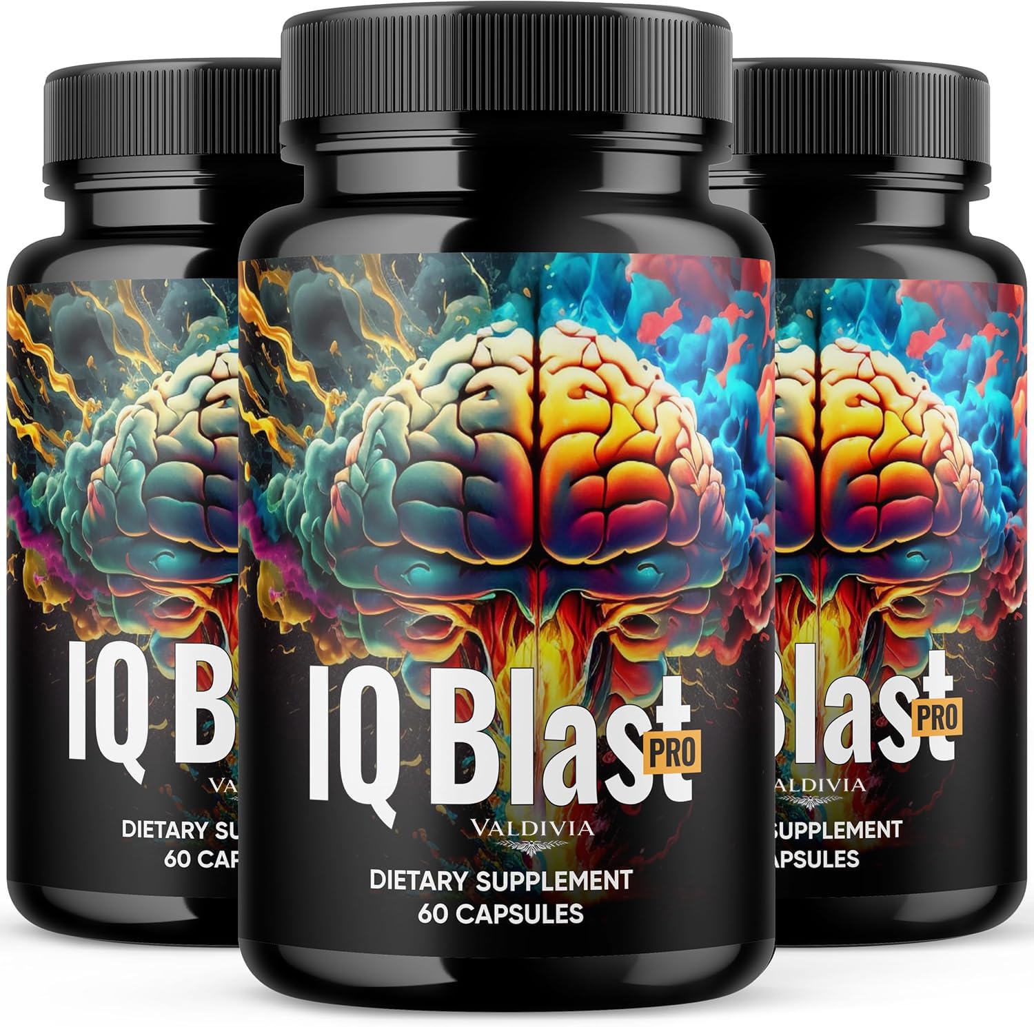 Official - IQblast Pro Supplement Capsules, Brain Pills for Memory and Focus, IQblastpro Blaster Premium Clarity Support Advanced Formula Reviews All Natural Ingredients (3)