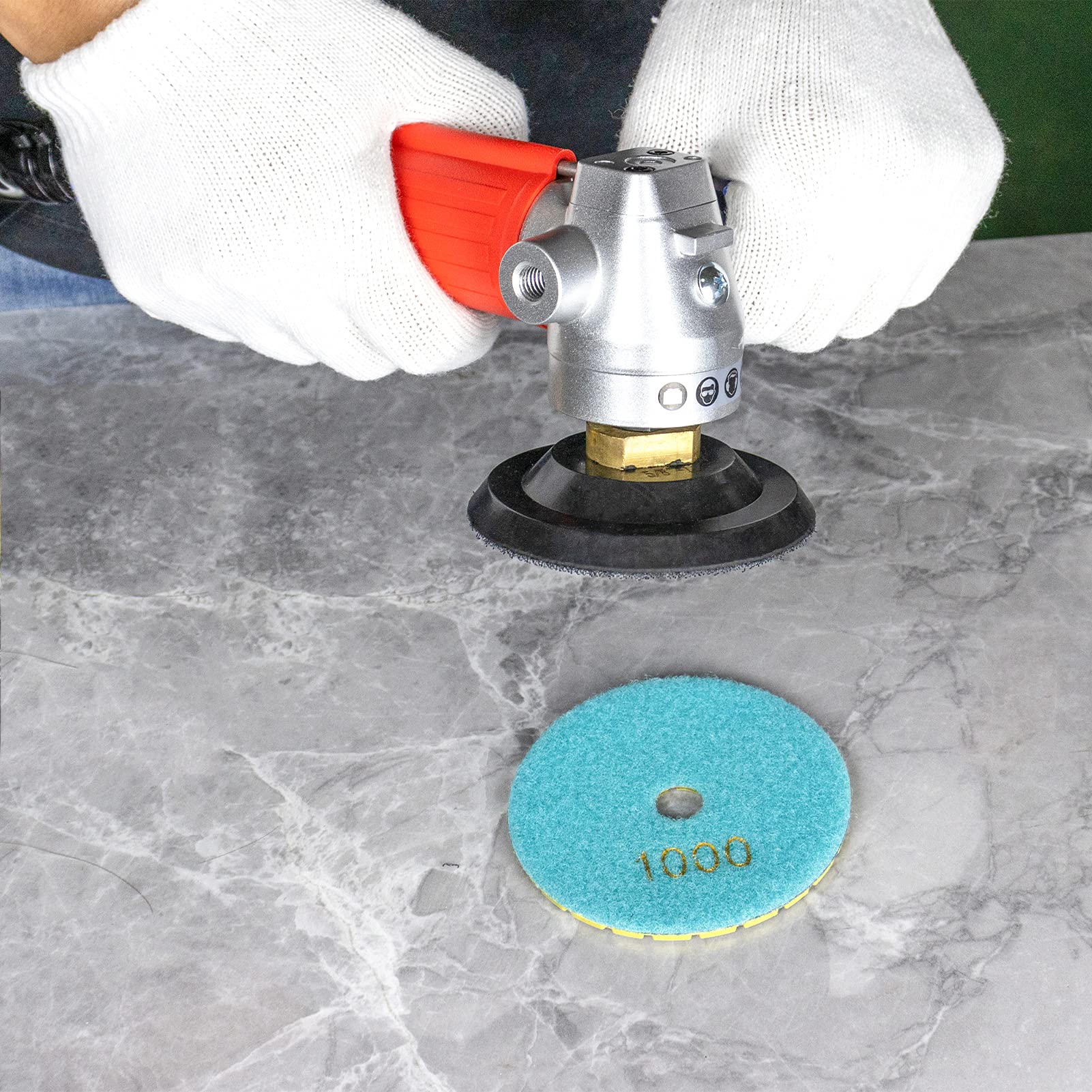Air Wet Polisher - 4 Inch Pneumatic Grinder -7