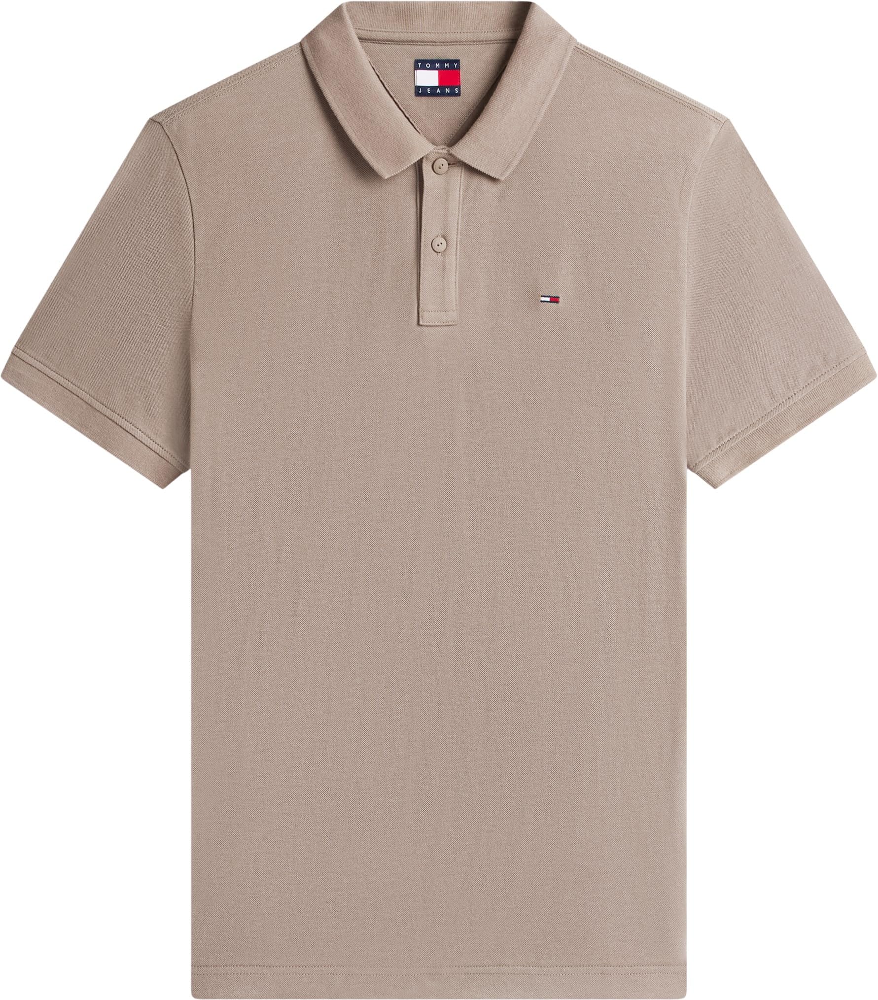 Tommy Jeans Men’s Short Sleeve Placket Slim Fit Polo Shirt