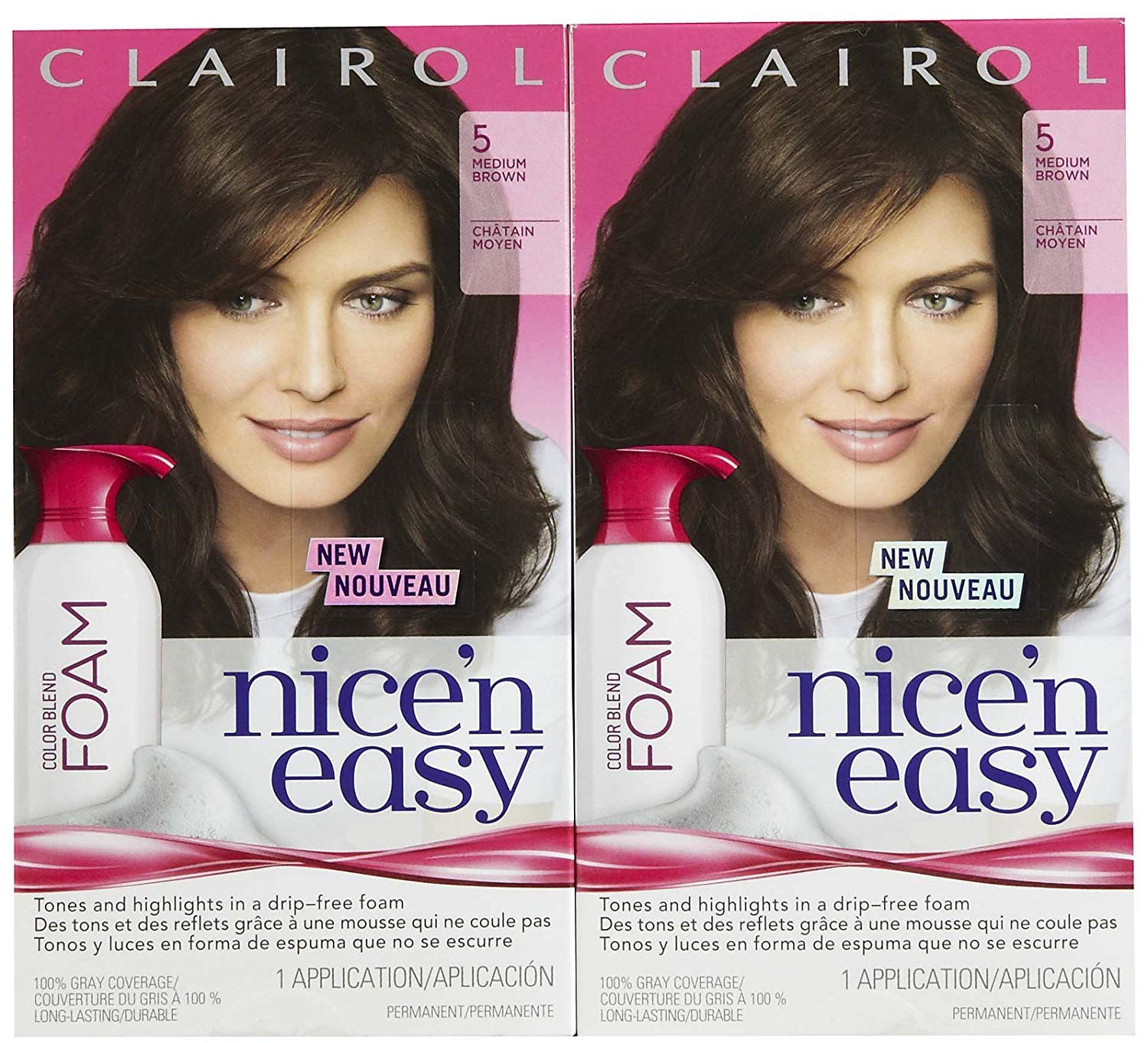 Clairol nice'n Easy Foam Dark Golden brown 4g (5410076518920)
