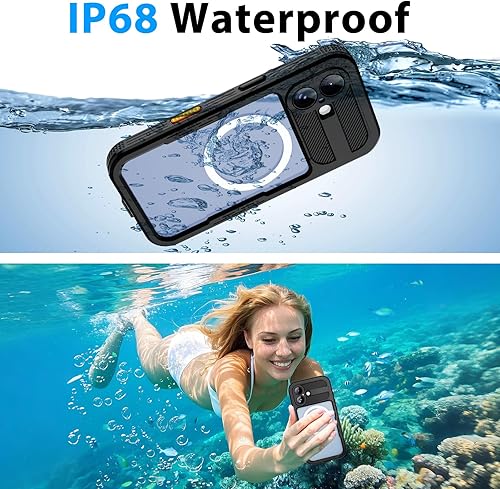 Miniatura 74 de Funda impermeable para iPhone 13 Pro Max compatible con MagSafe de 6.7 pulgadas 2021 Mag, imán magnético seguro para iPhone 13 Pro Max, a prueba