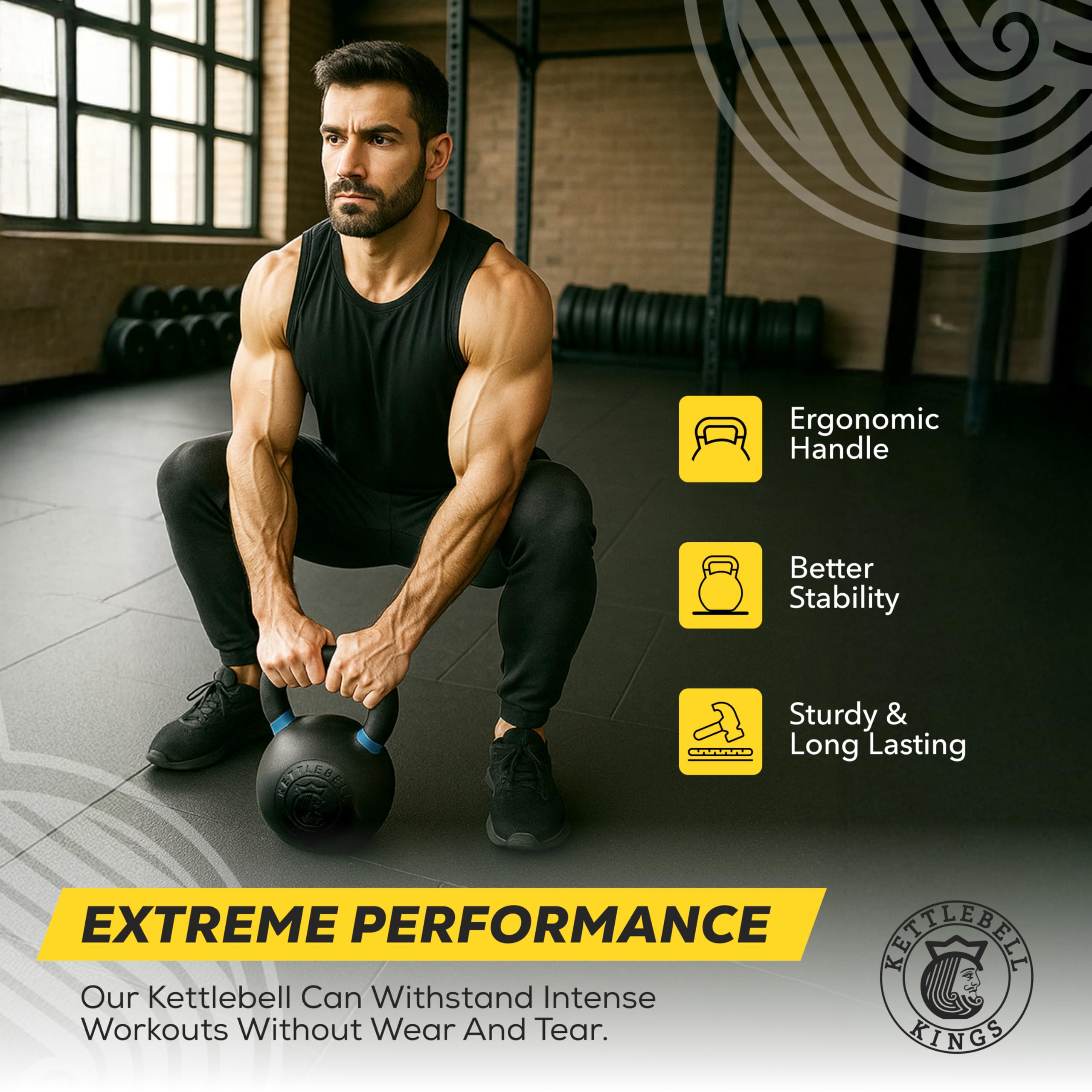 Amazon.co.jp: (ケトルベルキングス) Kettlebell Kings粉体塗装