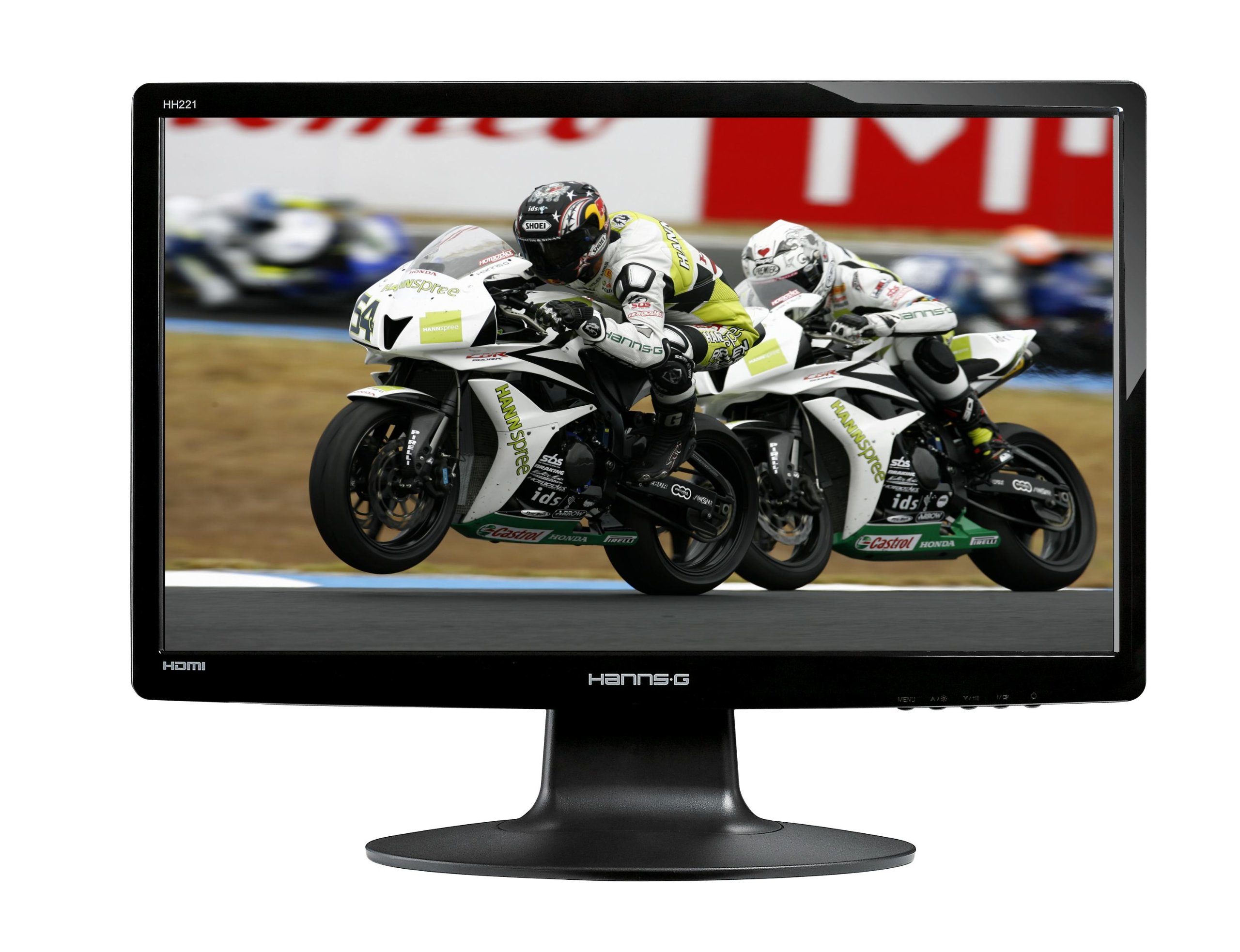 Hanns G HH221DP monitor TFT o szerokości 55 cm (21,5") DVI, czas reakcji 2 ms czarny (import niemiecki)