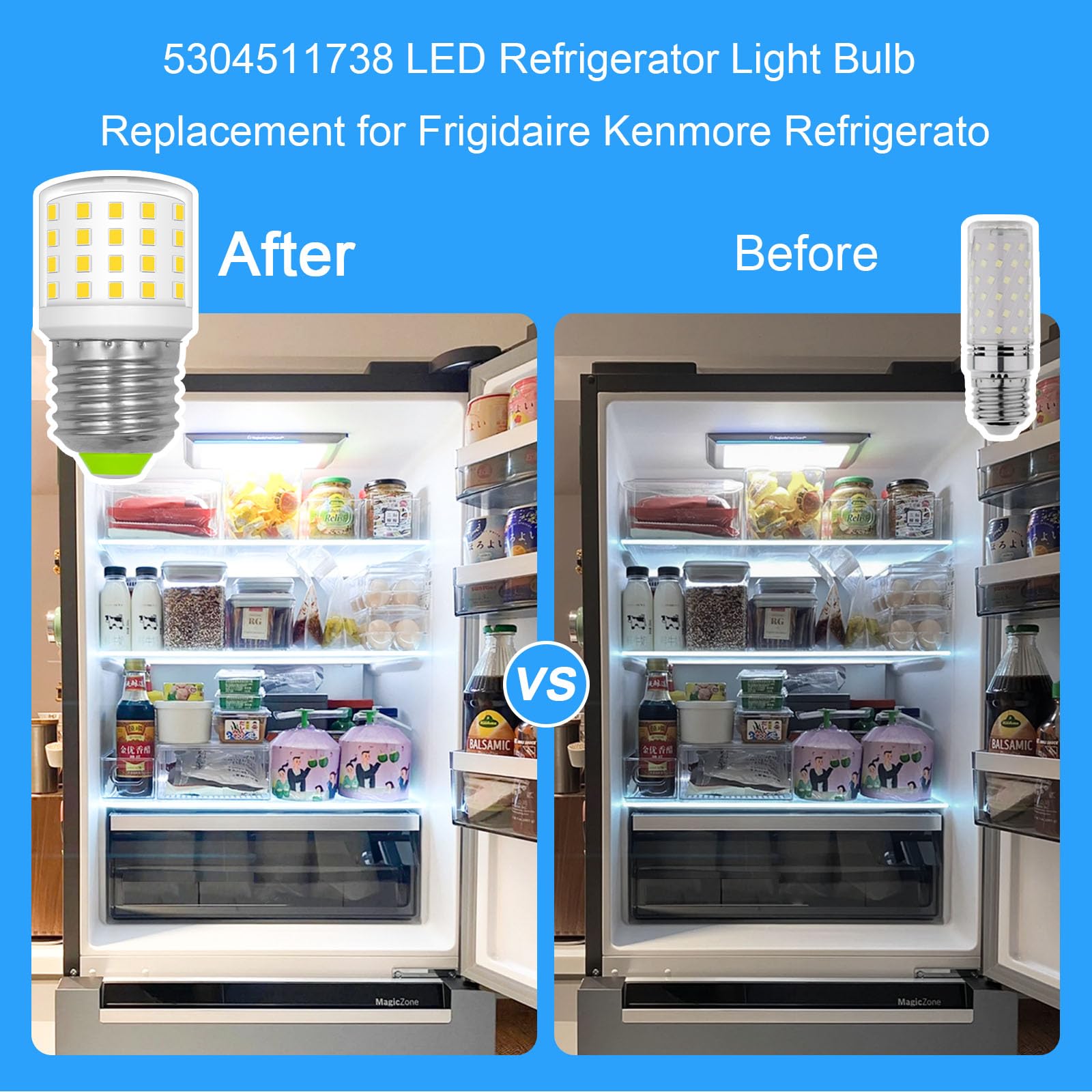 5304511738 Replacement Bulb 5304511738 LED Refrigerator Light Bulb