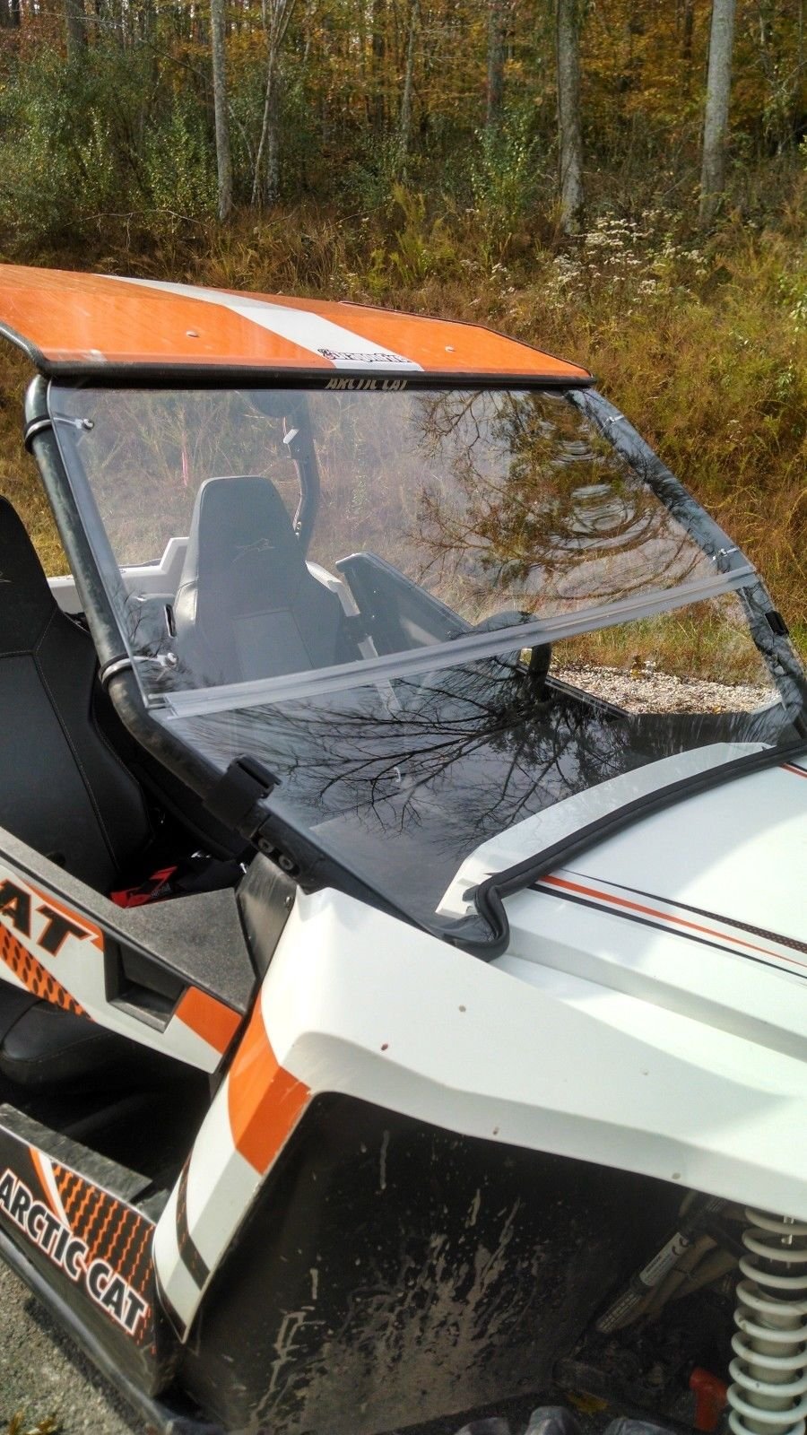 Arctic Cat 700 Sport,Trail Clear Front Folding Windshield...A Full 1/4" THICK!!!