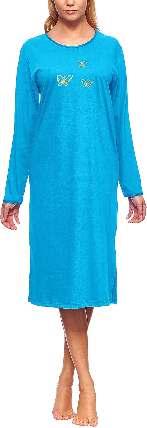 Mey Dames Nachthemd sleepshirt long sleeve 1230012