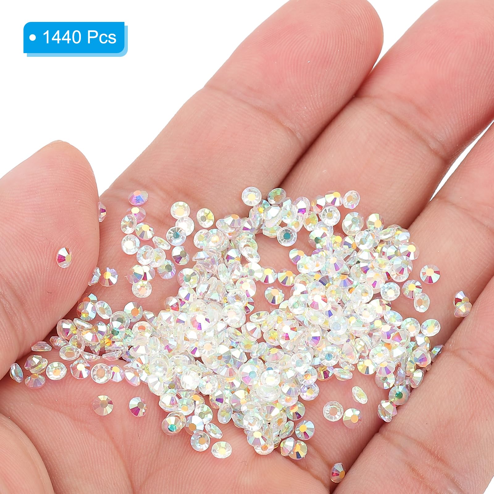 PATIKIL SS10/1440Pcs Glass Diamante Rhinestone - Image 4