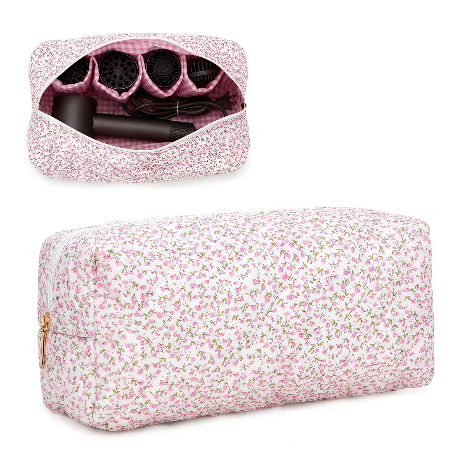 Torba podróżna do Airwrap, torba do przechowywania kompatybilna z narzędziami do stylizacji włosów Flexstyle, Różowy kolor, L