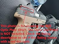 Vista 9 de Ade Advanced Optics Crusader RD3-009 - Mira refleja de punto rojo + placa de montaje óptica para Taurus PT111 G2, Millennium G2, G2C, G3 con mira