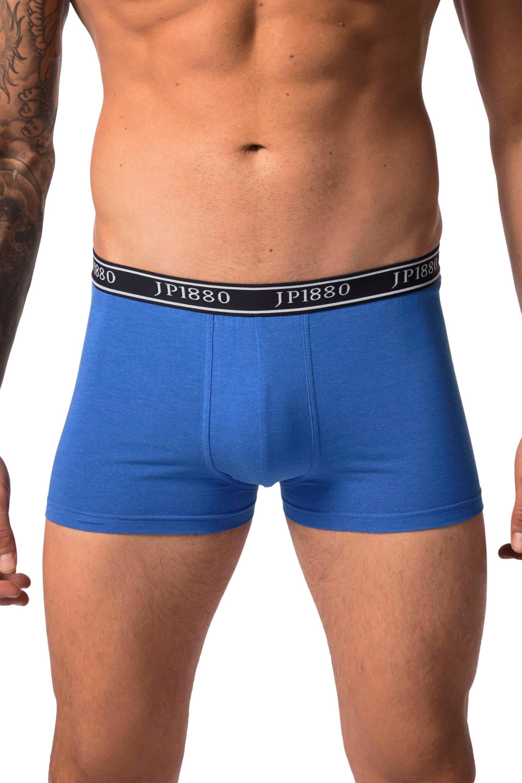 JP 1880 Men's Pants, 2er-Pack Underwear, blau,