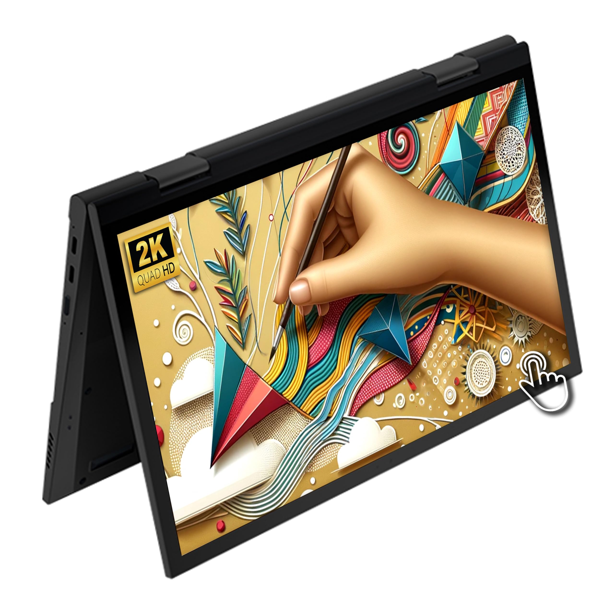 Svikou AozPad 11 inch Convertible Laptop, 2-in-1 FHD Touchscreen