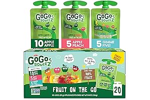 GoGo squeeZ Fruit on the Go Variety Pack, Kid-Friendly Snacks