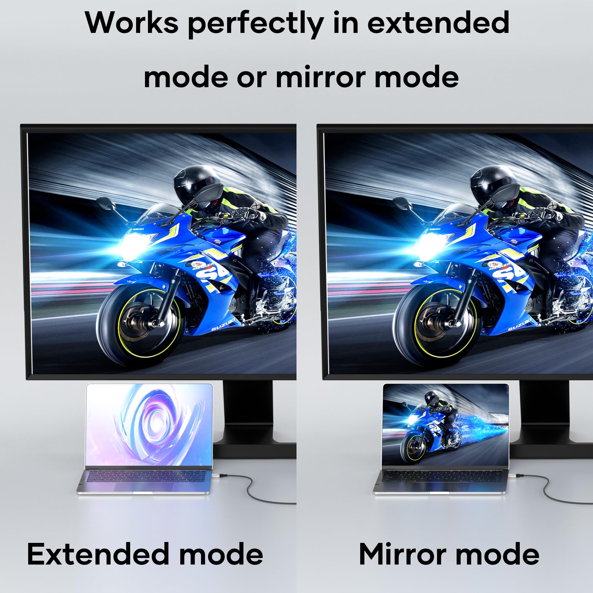 kabel HDMI na VGA 1,5m, jednokierunkowy kabel HDMI na VGA D SUB 15 Pin, kabel HDMI na VGA kompatybilny z podłączeniem PC, laptopa i innych urządzeń HDMI do monitora/projektora/HDTV 1080P@60Hz
