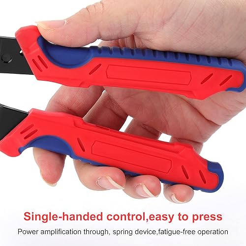 Vista 35 de Deutsch Crimper, knoweasy 4 Way Indent, 8 Impression Closed Barrel Crimper con herramienta de engarce Deutsch para contactos Deutsch – Calibre 14